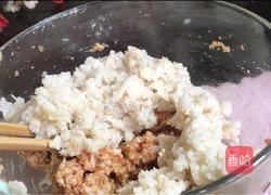 莲藕珍珠丸子的做法图解4