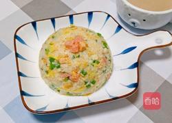 娃娃菜丸子炒饭的做法图解10