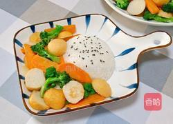 鱼丸时蔬盖饭的做法图解14