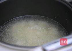 菜心瘦肉粥的做法图解2