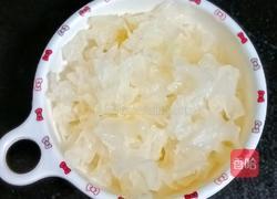 银耳雪梨百合米糊的做法图解3