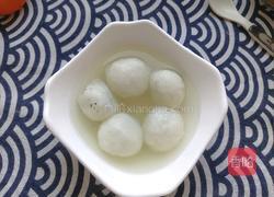 大米黑芝麻汤圆的做法图解1