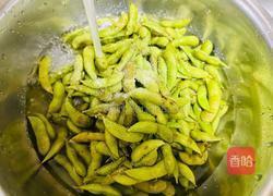五香盐水毛豆的做法图解2