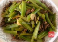 莴笋牛肉丝的做法图解5