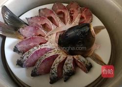 蒸蒸日上之孔雀开屏鱼的做法图解10