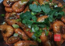 香辣油焖大头虾（沼虾）的做法图解8