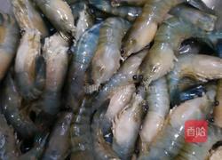 香辣油焖大头虾（沼虾）的做法图解2