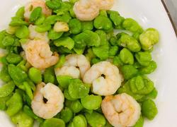蚕豆炒虾仁