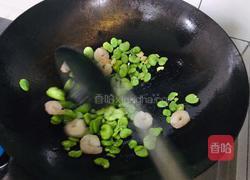 蚕豆炒虾仁的做法图解7