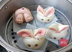 小兔子馒头的做法图解7