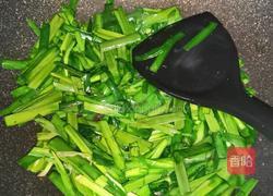 韭菜炒河虾的做法图解3