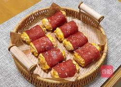 芝士培根虾滑卷 空气炸锅的做法图解7