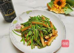 清爽芦蒿炒香干的做法图解9