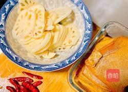 干煸莲藕豆腐的做法图解1