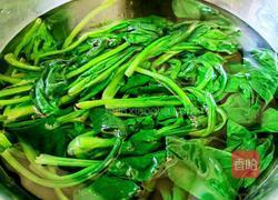麻酱菠菜的做法图解3