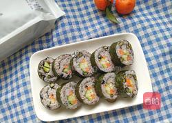 黑豆饭寿司的做法图解1