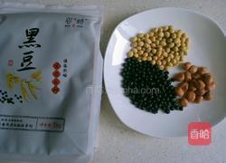 黑豆花生浓豆浆的做法图解1