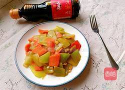 胡萝卜炒莴苣的做法图解10