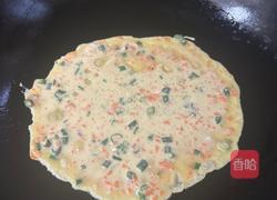 胡萝卜葱花鸡蛋饼的做法图解6