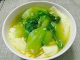 荷包蛋青菜汤的做法[图]