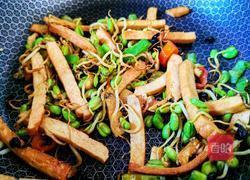 黑豆芽炒豆干的做法图解9