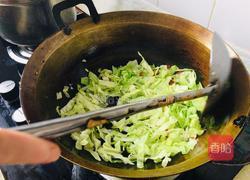 炒小米米线的做法图解4