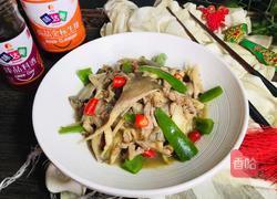 青椒炒平菇的做法图解9