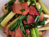 青蒜炒腊肉的做法[图]