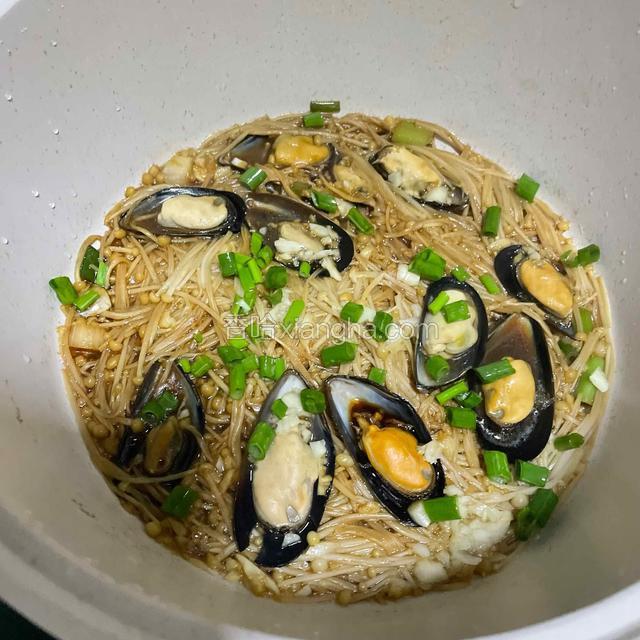 最后撒上葱末