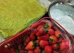 斑斓草莓蛋糕杯的做法图解11