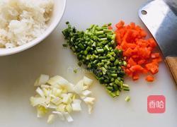 酱油炒饭的做法图解1