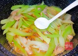 肉片炒芹菜的做法图解11