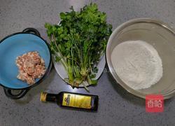 香菜肉饼的做法图解1