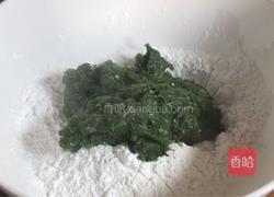 蛋黄肉松青团的做法图解8