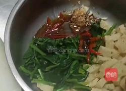 2 菠菜面筋的做法图解3