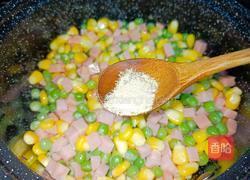 青豆玉米炒火腿的做法图解10