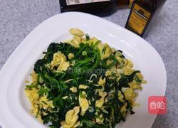 海米菠菜炒鸡蛋的做法图解5