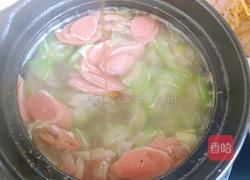 火腿丝瓜汤的做法图解8