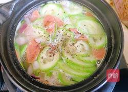 火腿丝瓜汤的做法图解7