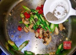 法式蘆筍炒口蘑的做法圖解11