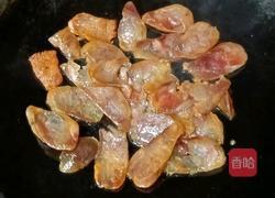 腊肠炒棒菜头的做法图解5