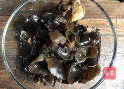 木耳炒花菜的做法图解3