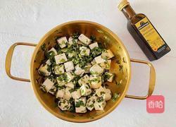 香椿芽拌豆腐的做法图解7