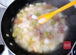 咸蛋冬瓜肉丸汤的做法图解7
