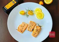 Illustration of how to make olive oil salmon 7