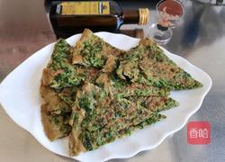 香椿芽鸡蛋饼的做法图解13