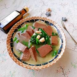 鸭血菠菜汤的做法[图]
