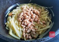 土豆丝炒肉的做法图解10