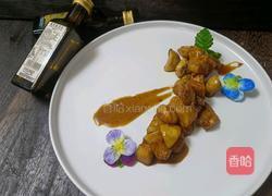 蒜子口蘑鸡胸肉的做法图解8