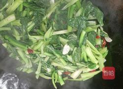 炝炒菜心的做法图解4